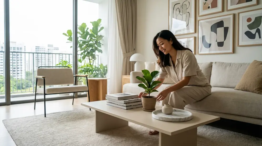 Coffee Table Decorating Ideas for Singapore Apartments