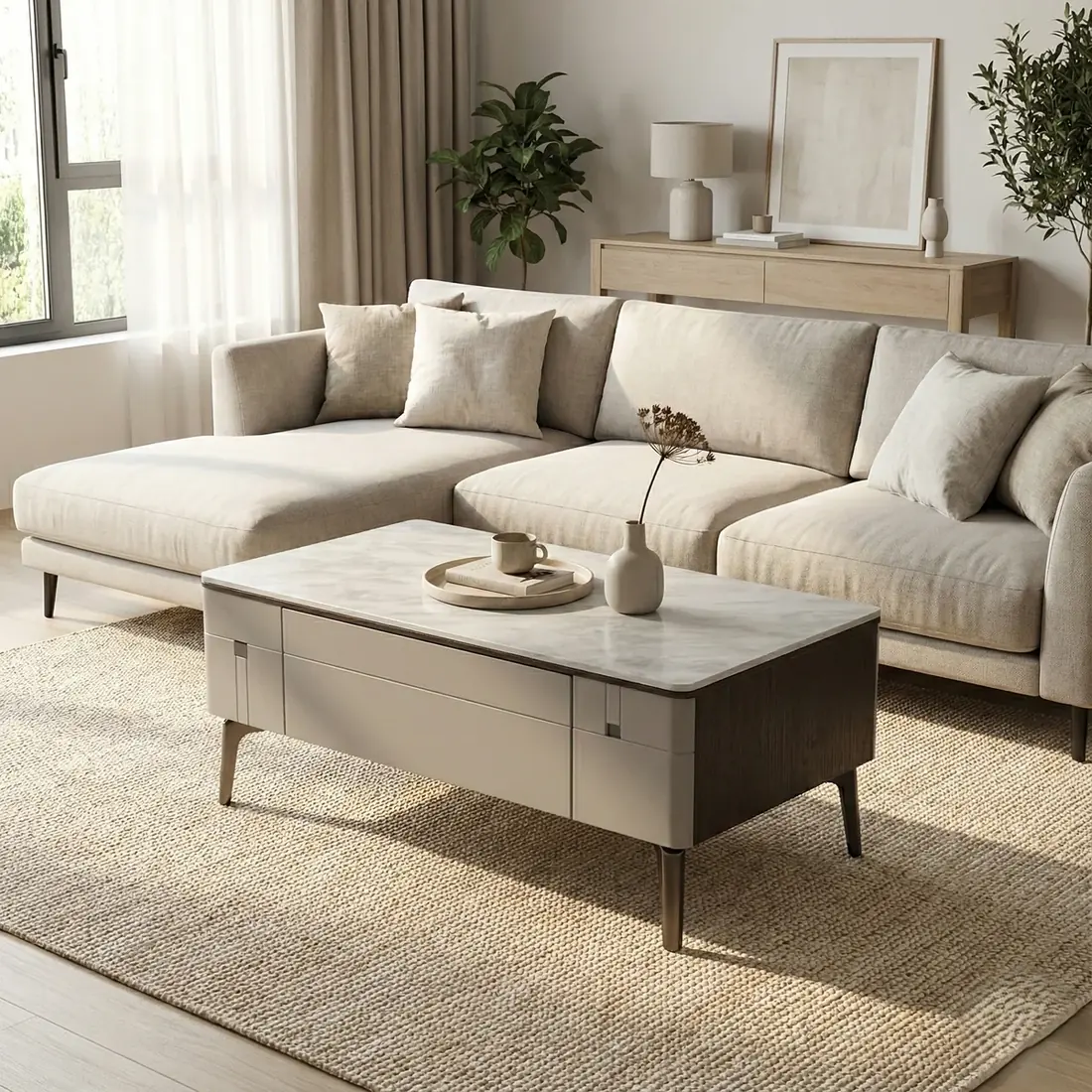 Modern Drawer Coffee Table
