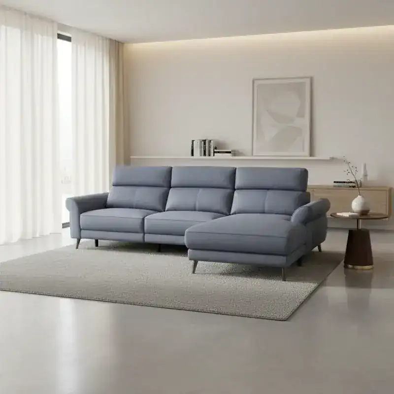 Relax Bay Fabric L-Shape Recliner Sofa